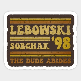 Lebowski/Sobchack 98 Sticker